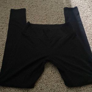 womens plain black aerie leggings